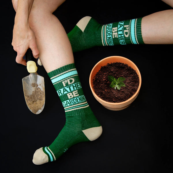 I'd Rather Be Gardening Socks