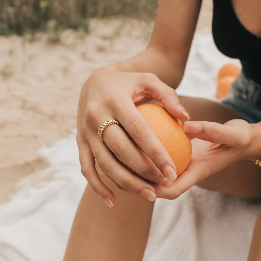 Gigi Croissant Ring The Golden Hour SF