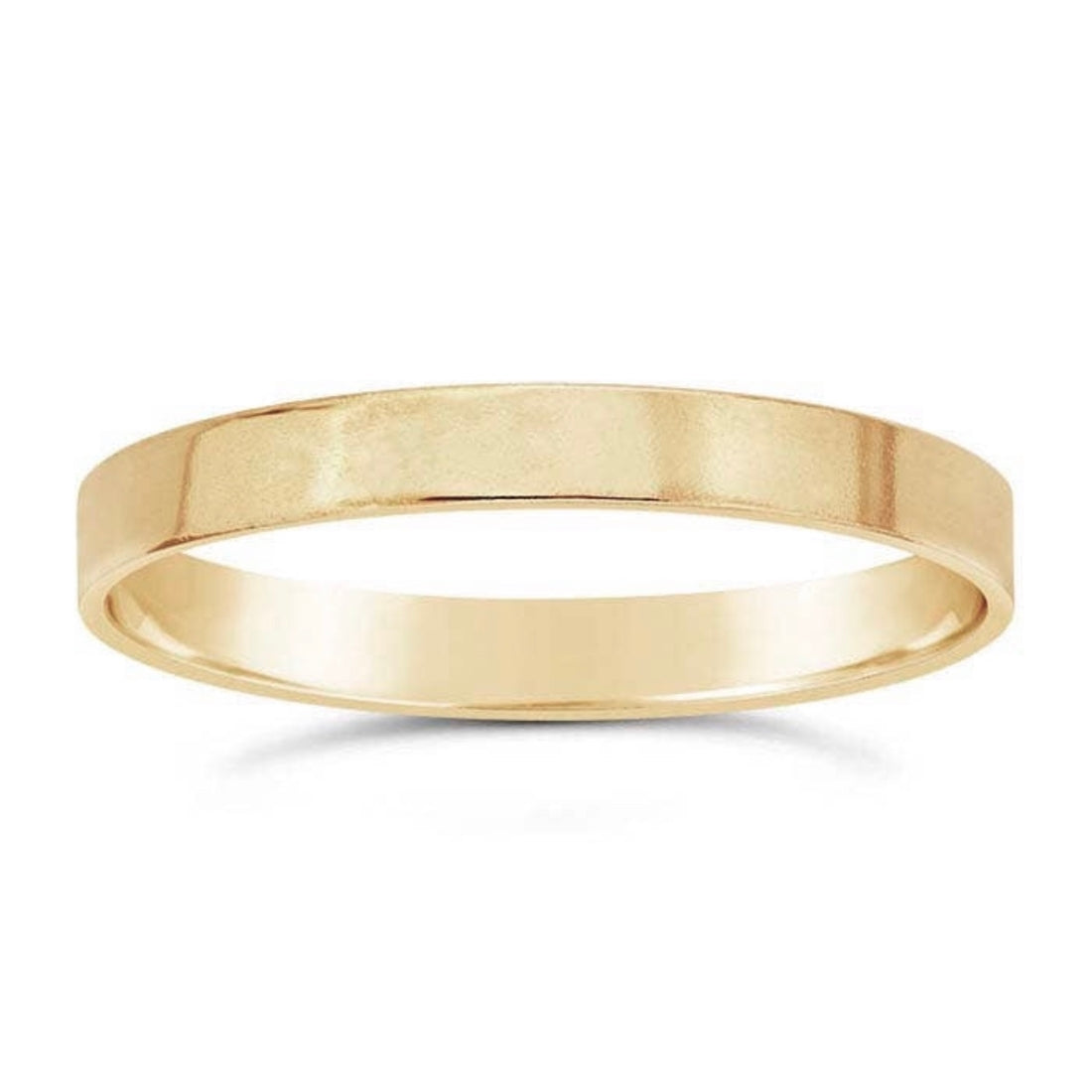 Gold Flat Band Ring