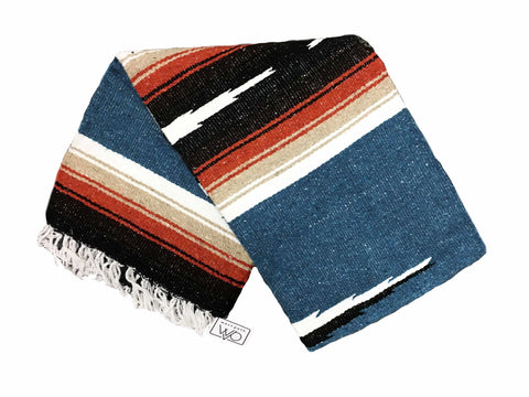 Harvest Moon Baja Diamond Mexican Blanket